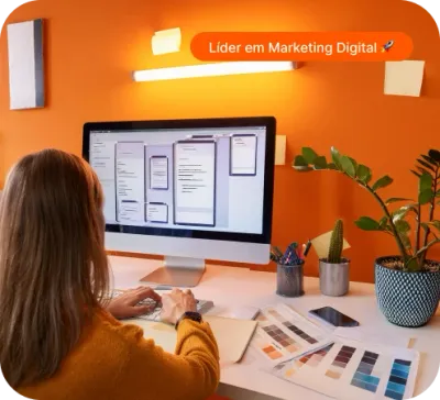 Ilustração de site responsivo