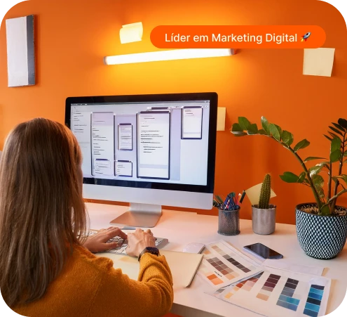 Responsive website illustration